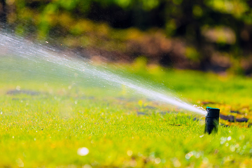 B's Montana Gardens Sprinkler Irrigation System